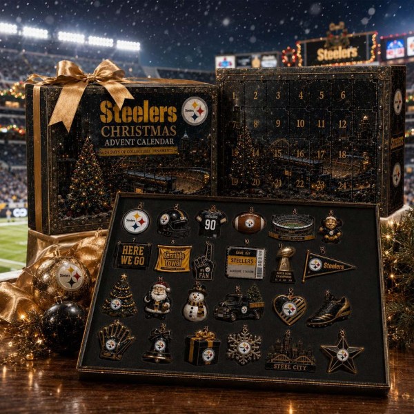 Pittsburgh Steelers Christmas Advent Calendar Steelers Merch Gifts For Football Fans - Image 2