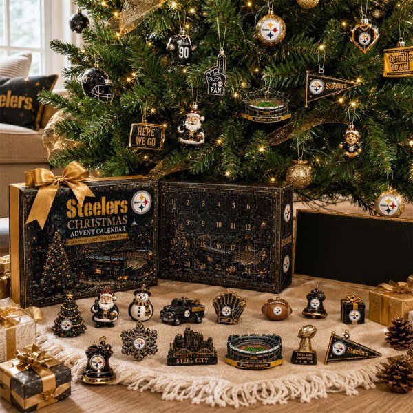 Pittsburgh Steelers Christmas Advent Calendar Steelers Merch Xmas Gifts For Football Lovers - Image 2