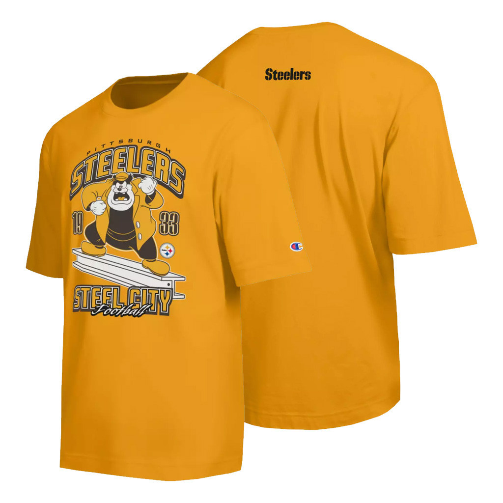 Pittsburgh Steelers Pete T-Shirt Disney X NFL Champion NFL Merch Collab Steelers Merch Dad Gifts