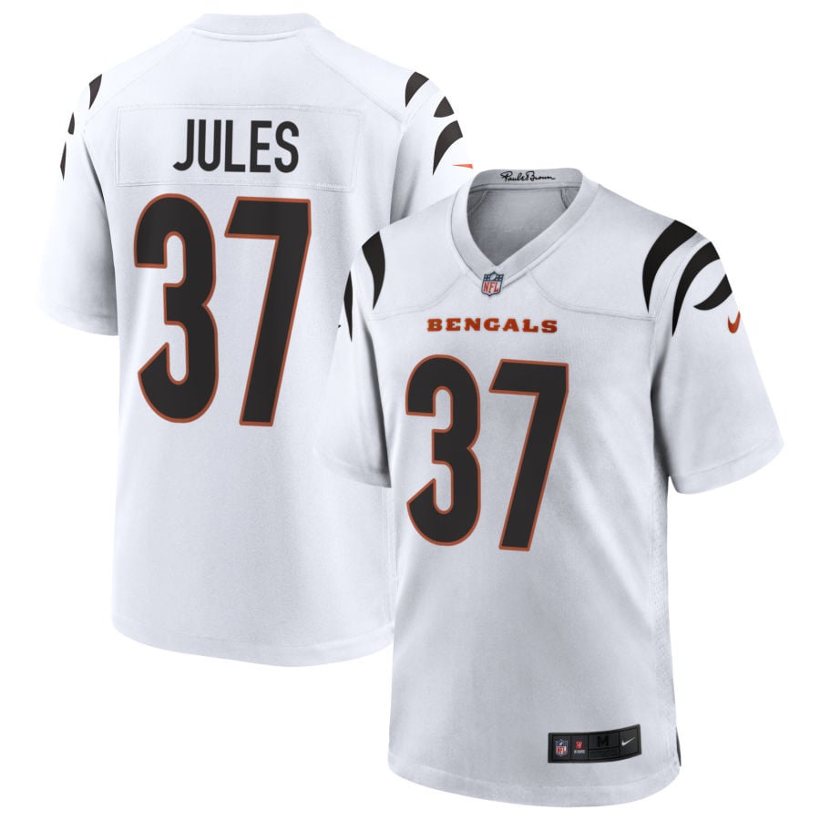 PJ Jules Cincinnati Bengals 2025 Game Jersey - White