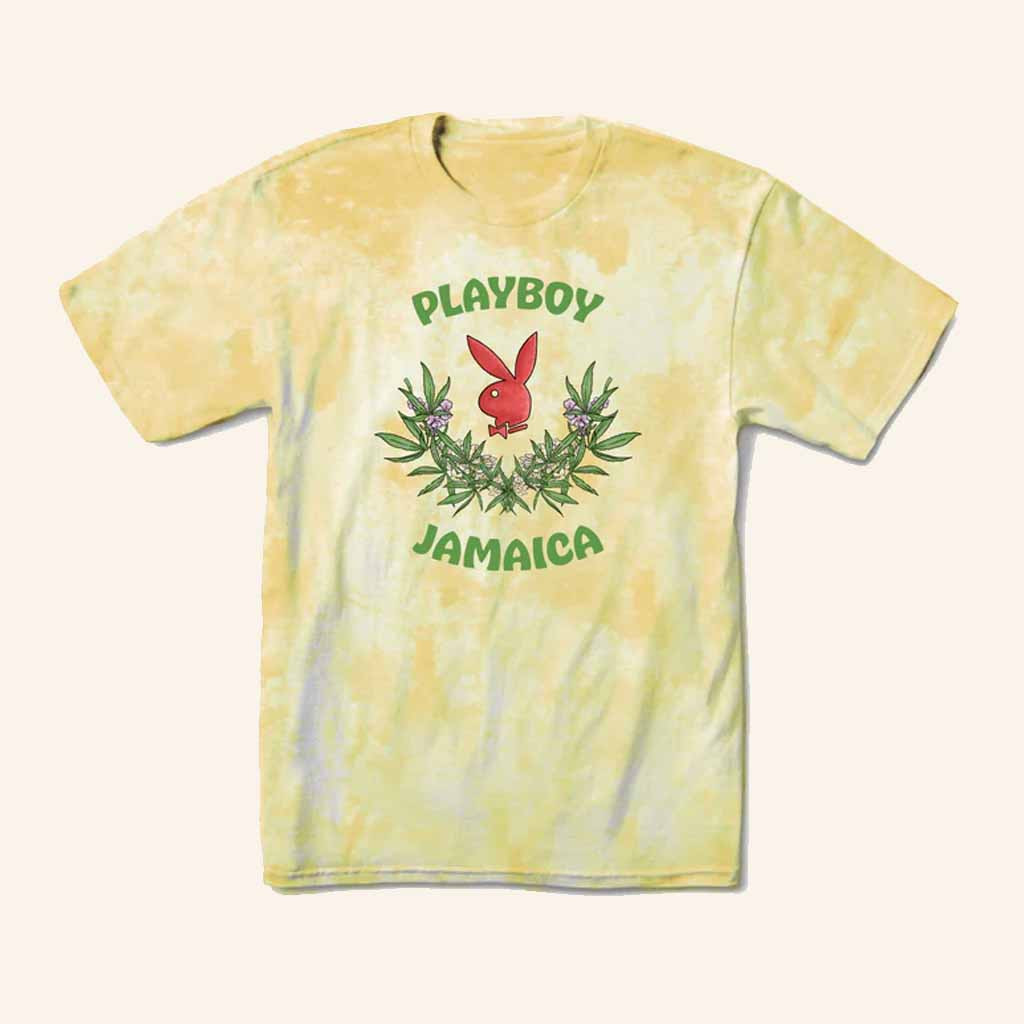 Playboy Merch Playboy Jamaica Logo Tie Dye T-Shirt Best Gifts For Brother