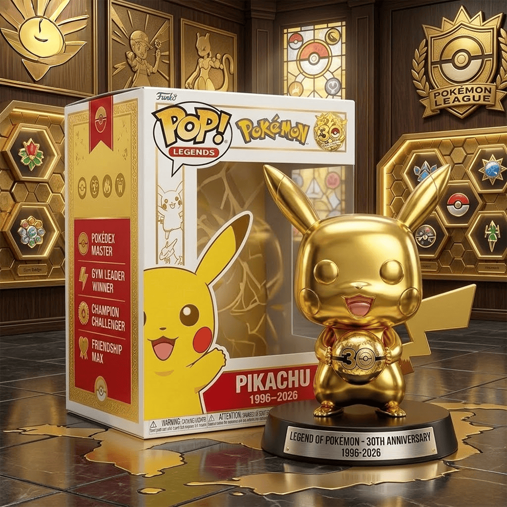 Pokemon 30Th Anniversary Pikachu Funko Pop Birthday Gifts For Pokemon Fan