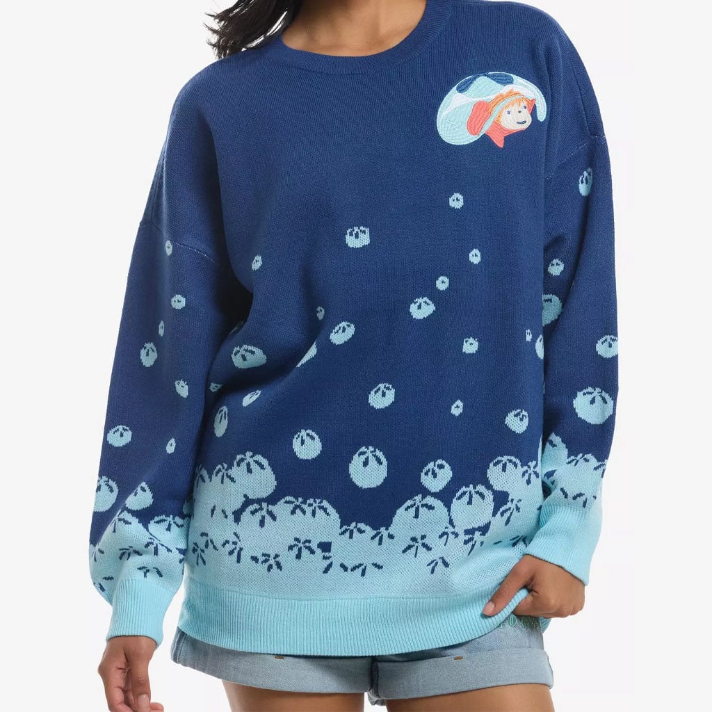 Ponyo Merch 2026 Her Universe Studio Ghibli Ponyo Bubbles Sweater Gift For Anime Fans