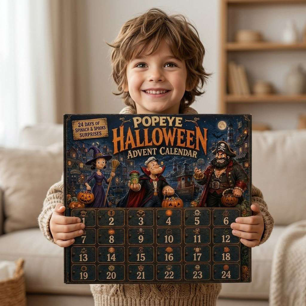 Popeye Halloween Advent Calendar 2026 24 Days Of Spinach And Spooks Surprises Popeye Merch