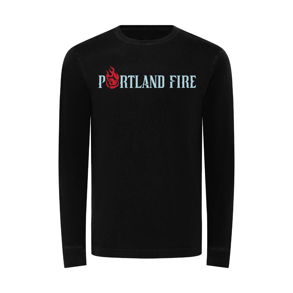 Portland Fire Merch 2026 Portland Fire Black Long Sleeve T-Shirt Gifts For Basketball Fan