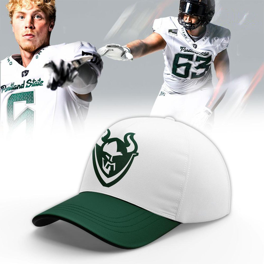 Portland State Vikings 2026 Battle Axe Hat Vikings Merch Presents For Football Fans