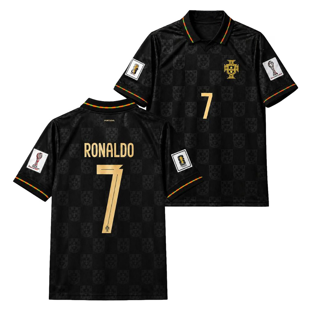 Portugal World Cup 2026 Merch National Team Cristiano Ronaldo #7 Portugal Football Jersey Fan Gift