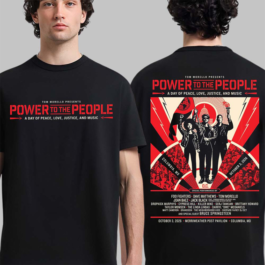 Power To The People 2026 Concert T-Shirt Power To The People Merch Father's Day Gift For Husband