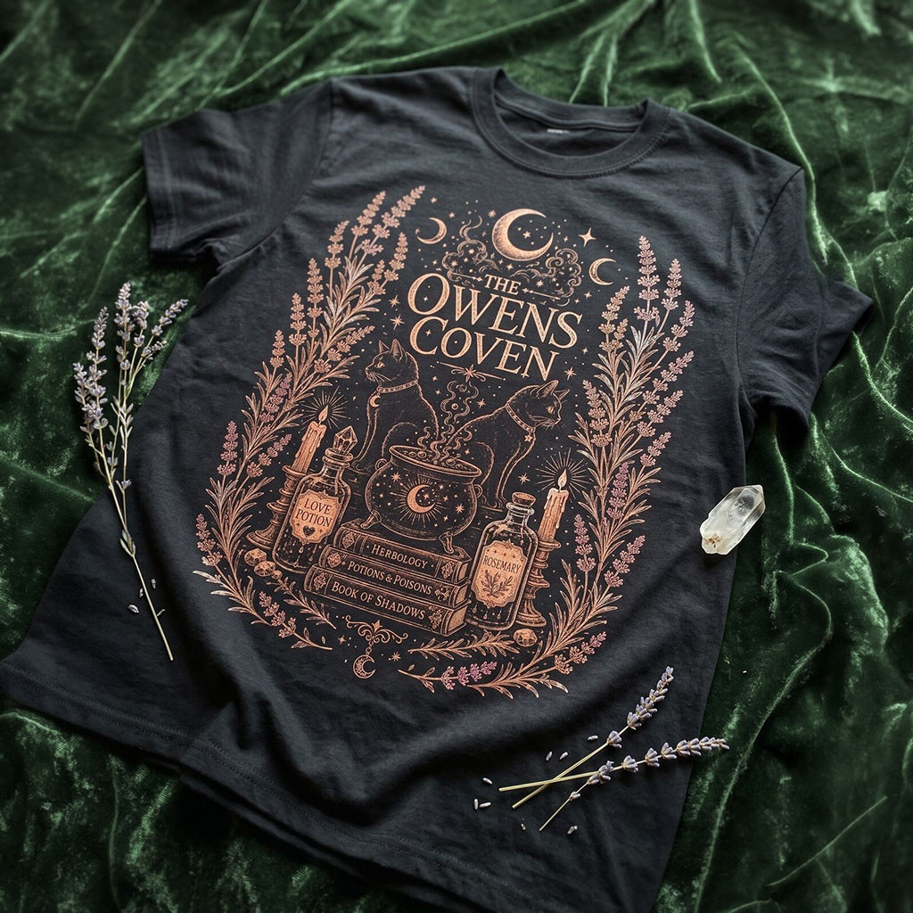 Practical Magic 2 Merch The Owens Coven Witchcore T-Shirt Gifts For BFF
