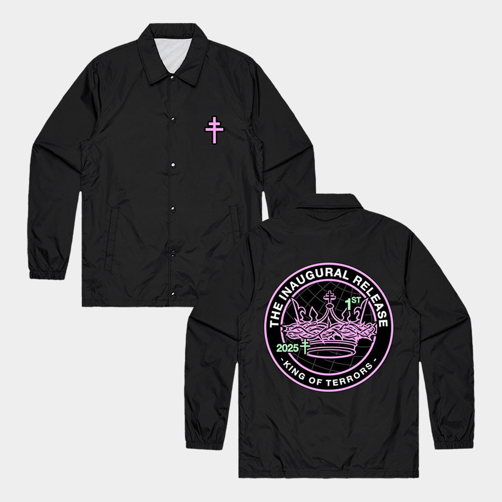 President Band Merch 2026 King Of Terrors Coach Jacket Gifts For Music Enthusiasts