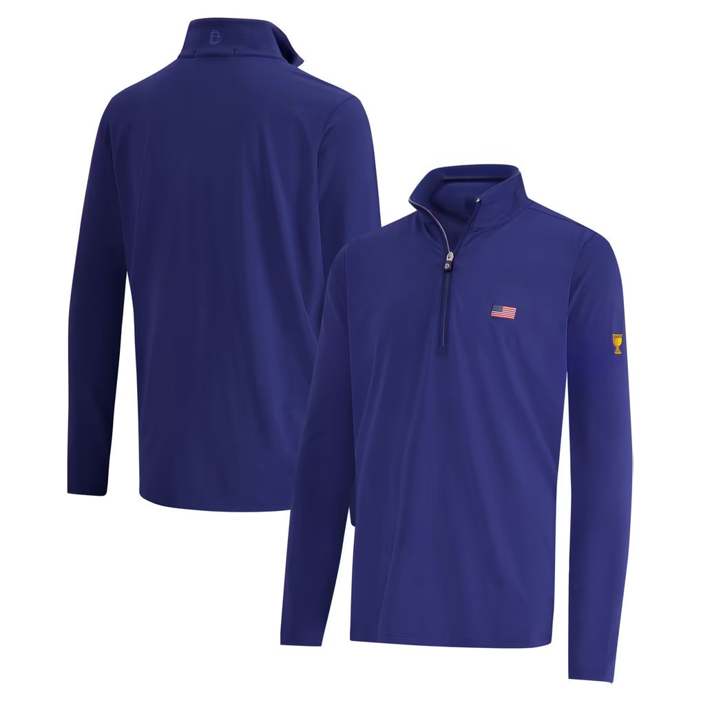 Presidents Cup Merch 2026 B Draddy Team USA Presidents Cup Jack Quarter-Zip Shirt Golfer Gifts