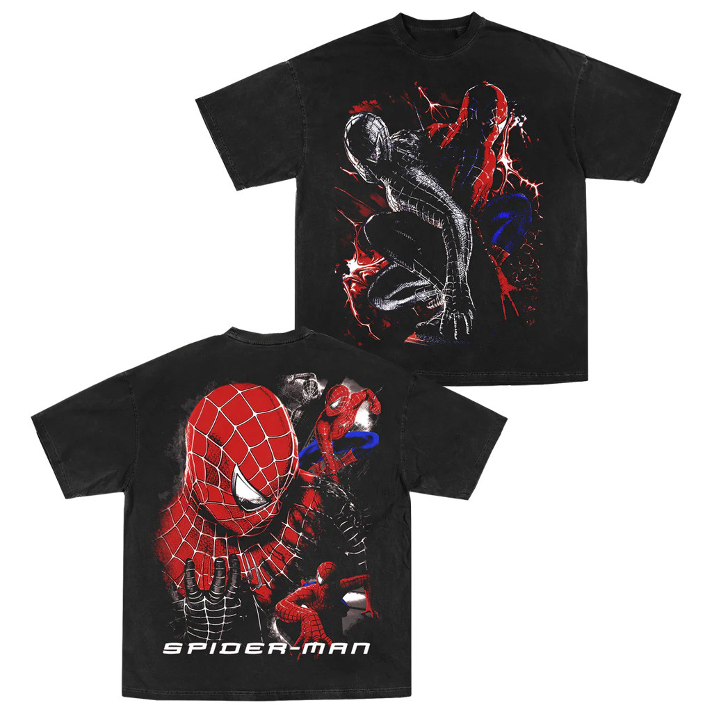 Pretty Boy Merch 2026 Spiderman HALF And HALF T-Shirt Great Father's Day Presents