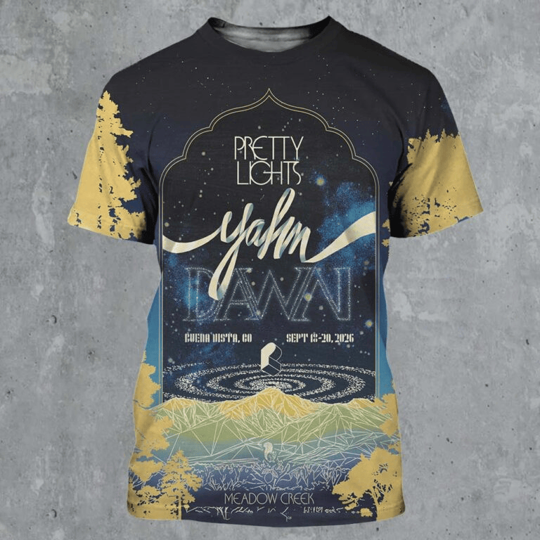 Pretty Lights Yahn Dawn 2026 Buena Vista Colorado At Meadow Creek From September 18 To 20 2026 Shirt