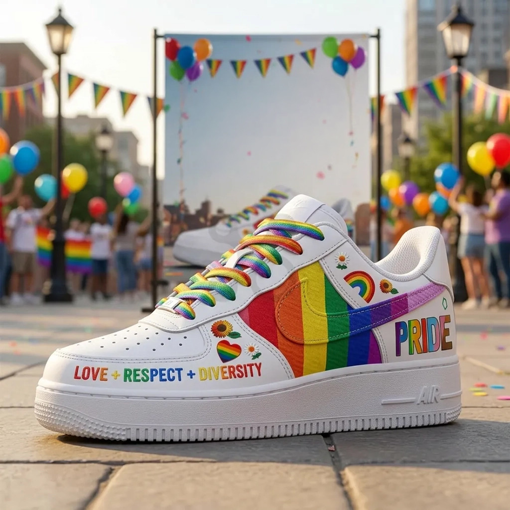 Pride Month 2026 Sneakers Love Respect Diversity Merch LGBT Gifts For Friends