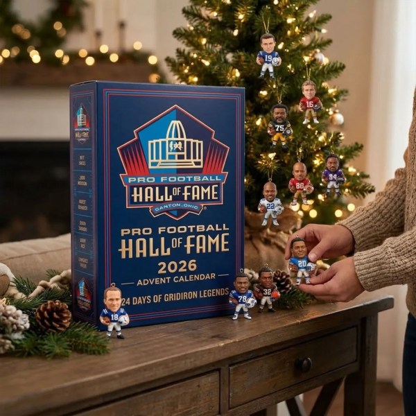 Pro Football Hall of Fame 2026 Advent Calendar 24 Days Of Gridiron Legends Christmas Ornaments - Image 2