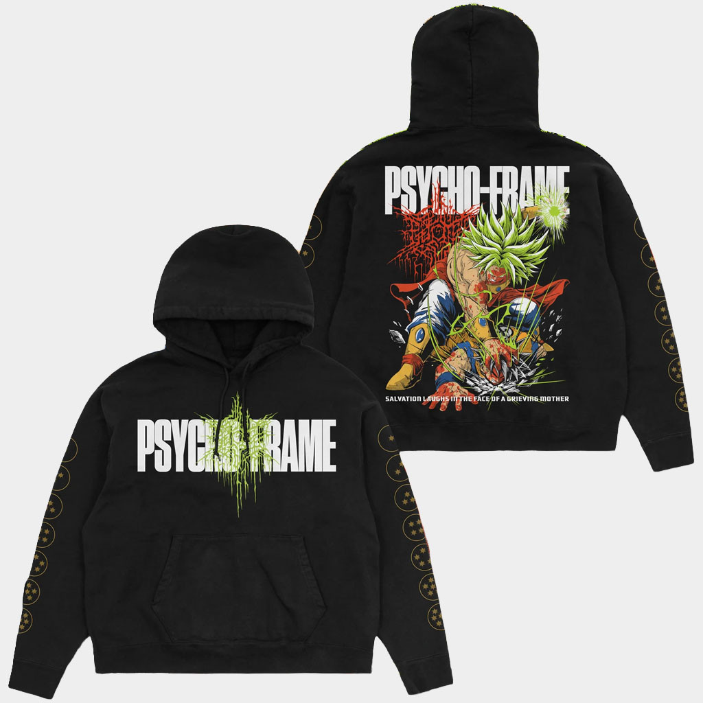 Psycho Frame Merch 2026 DBZ Hoodie Psycho Frame Hoodie Father Daughter Gifts