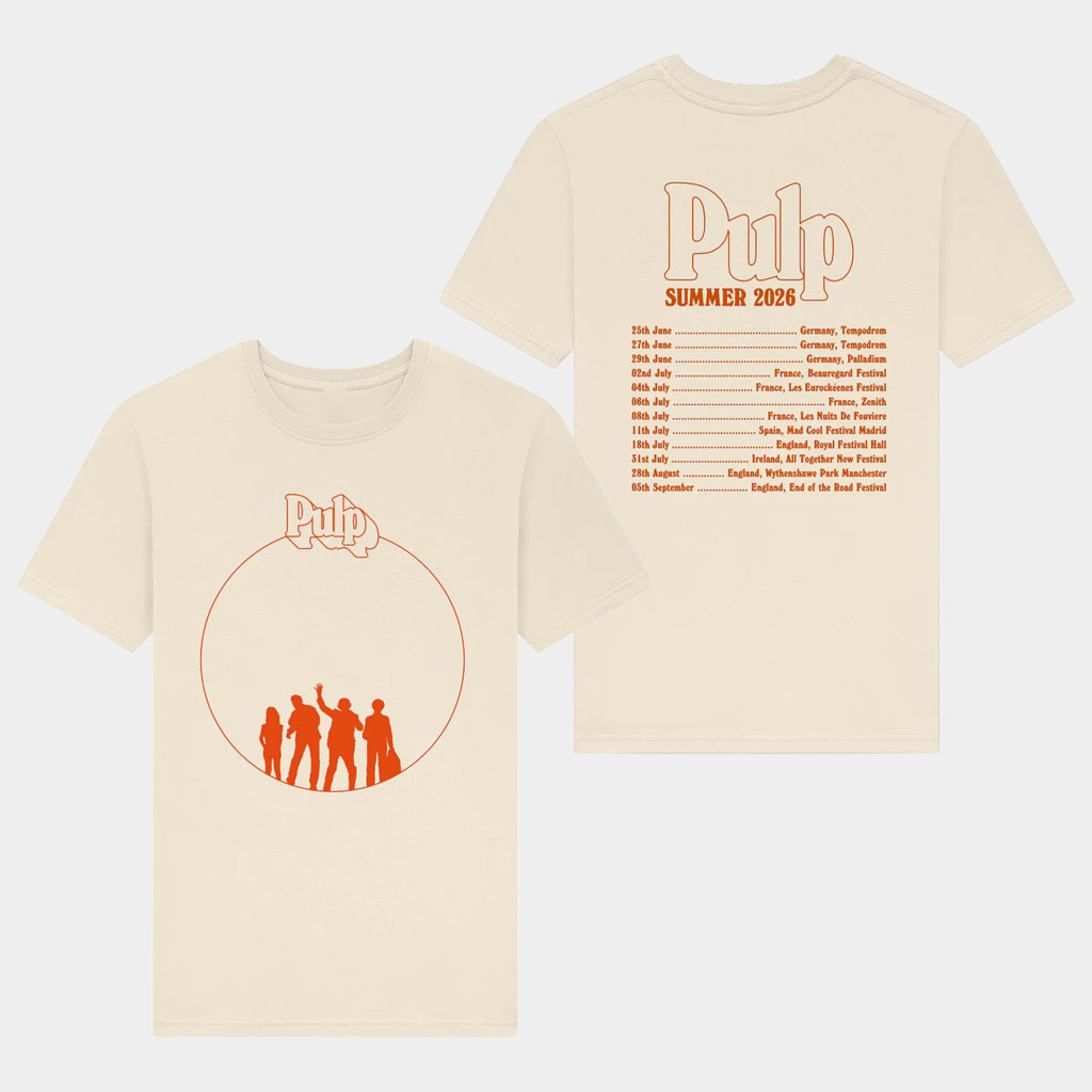 Pulp Merch 2026 Summer 2026 EU Tour T-Shirt Pulp Tour Merch Gift For Music Lovers