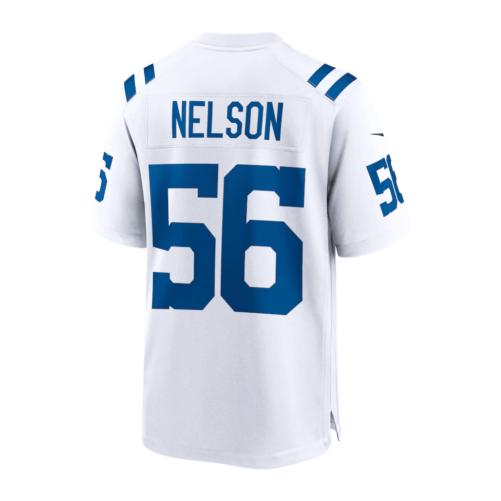 Quenton Nelson Indianapolis Colts 2025 Pro Bowl Patch Game Men Jersey - White - Image 3