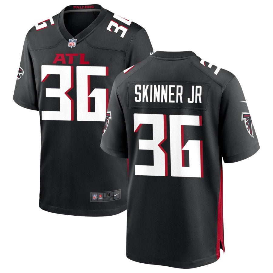 Quincy Skinner Jr Atlanta Falcons 2025 Game Jersey - Black