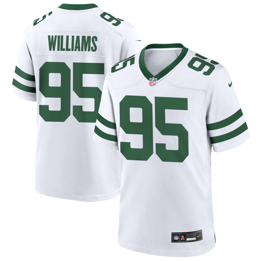Quinnen Williams New York Jets 2025 Game Jersey - Legacy White