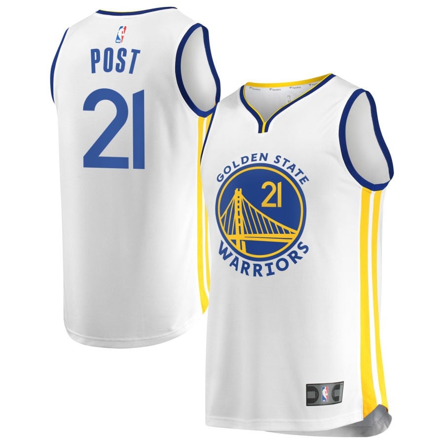 Quinten Post Golden State Warriors 2025 Association Edition Fast Break Jersey - White