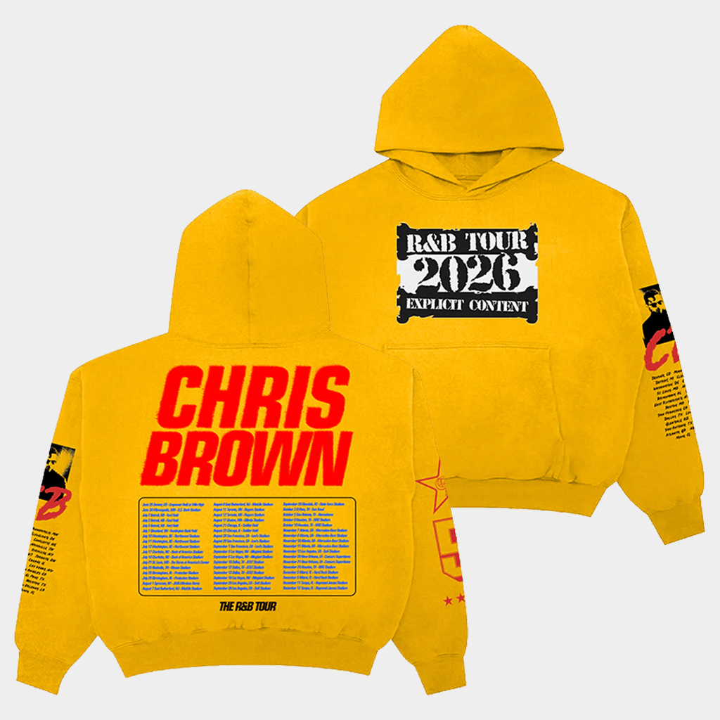 R&B Merch 2026 Chris Brown R&B Tour Hoodie Chris Brown And Usher Merch Gift For Fans