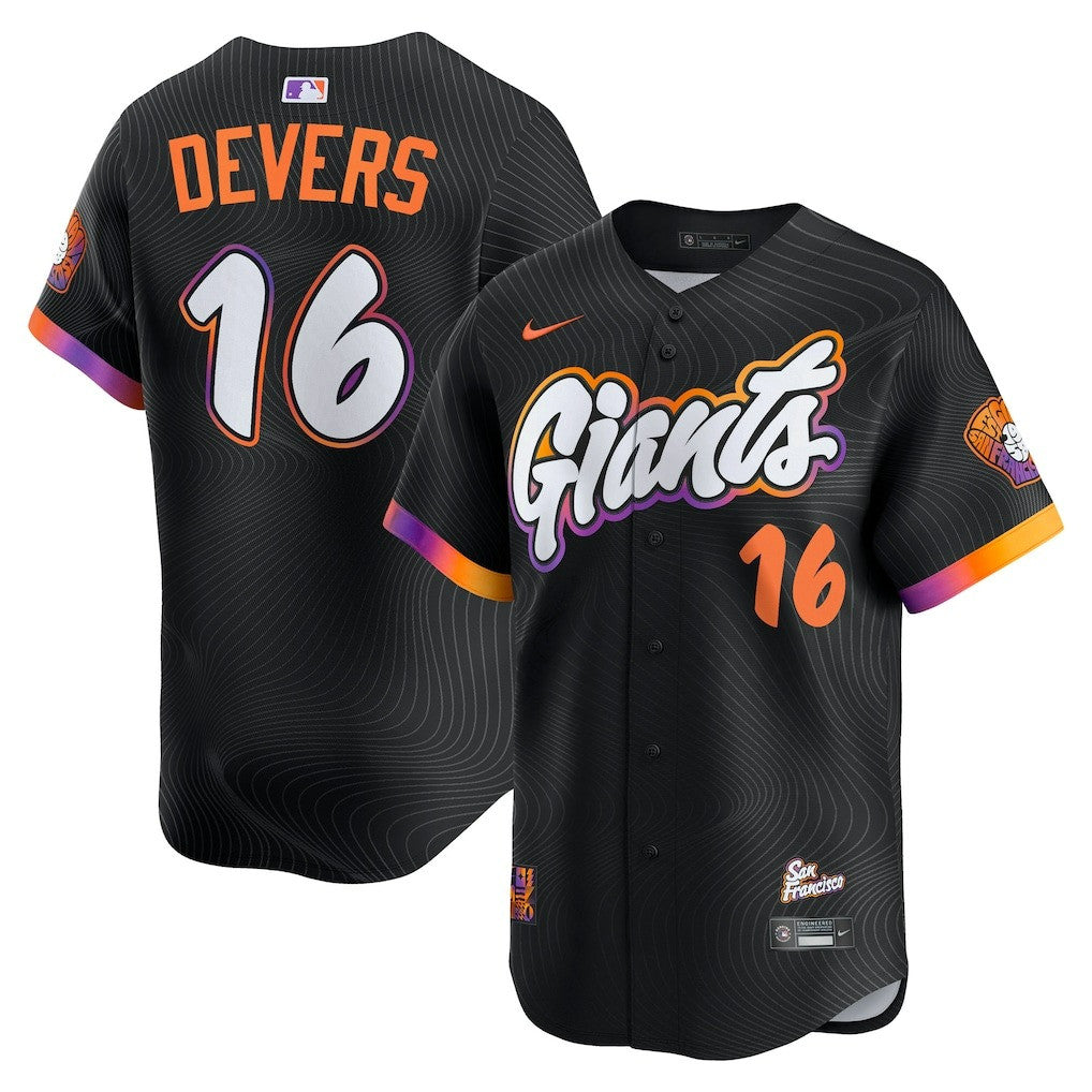 Rafael Devers San Francisco Giants 2025 City Connect Limited Jersey - Anthracite