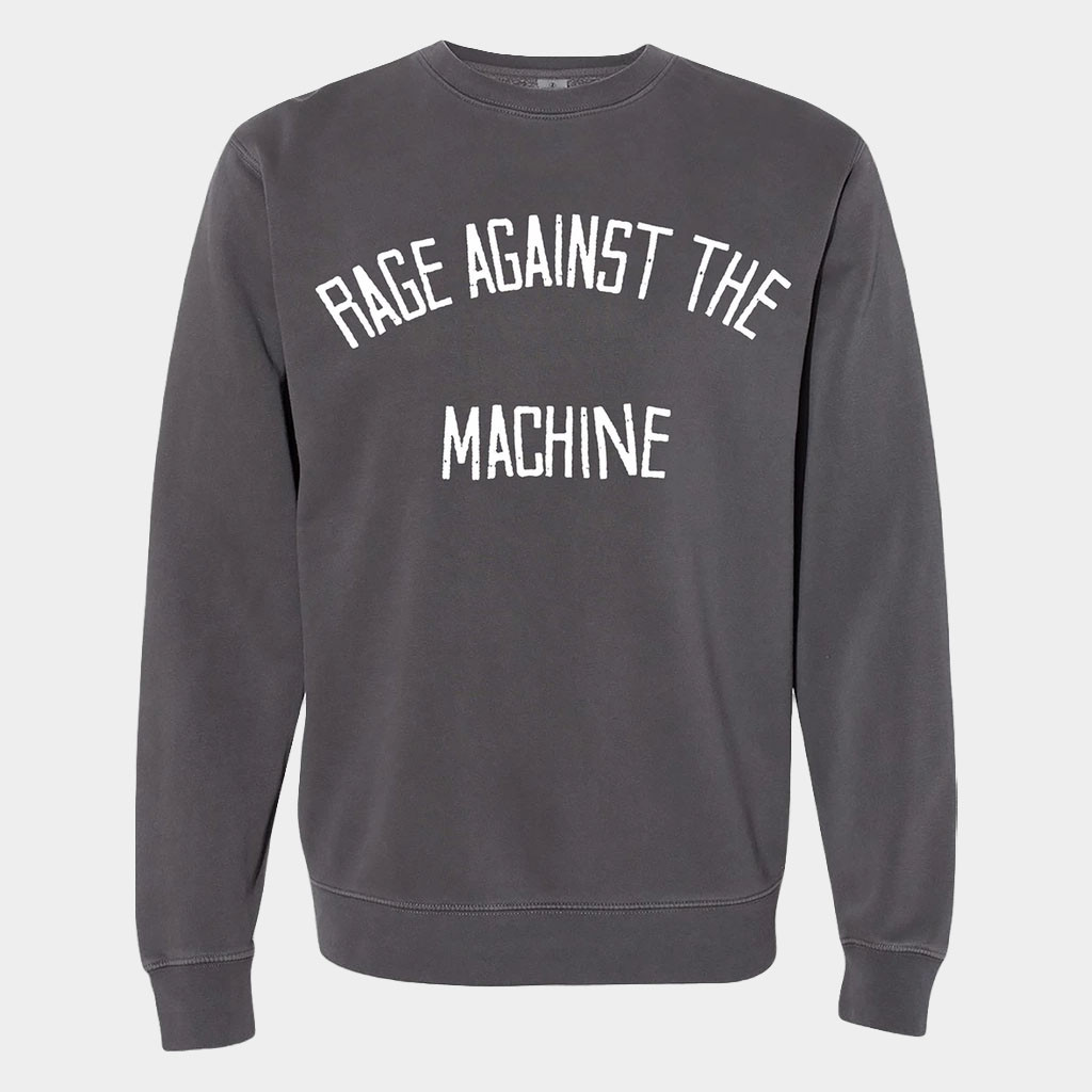 Rage Against The Machine Merch RATM Text Sweatshirt Best Gifts For Music Lovers