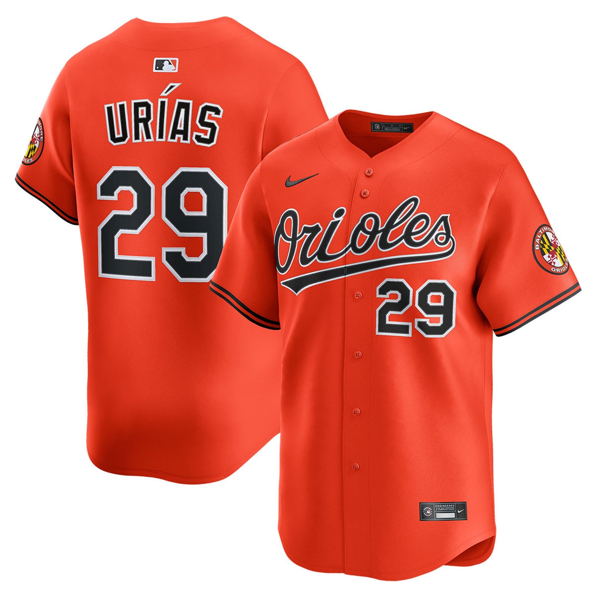 Ramon Urias Baltimore Orioles 2025 Alternate Limited Jersey - Orange