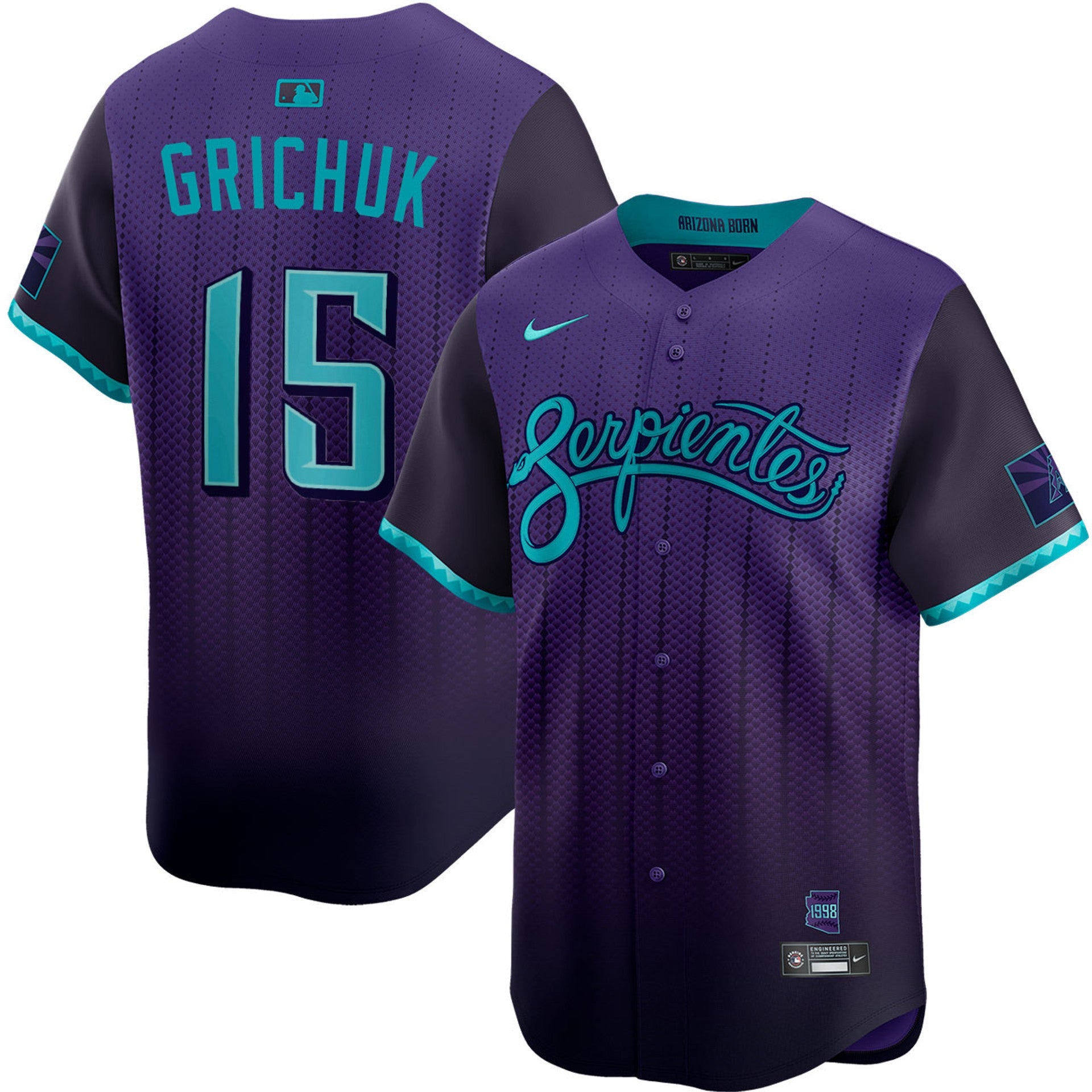 Randal Grichuk Arizona Diamondbacks 2025 City Connect Limited Jersey - Purple