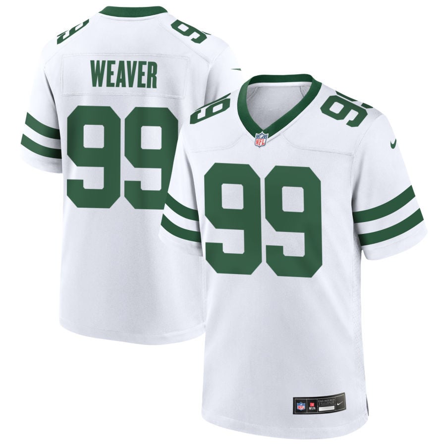 Rashad Weaver New York Jets 2025 Game Jersey - Legacy White