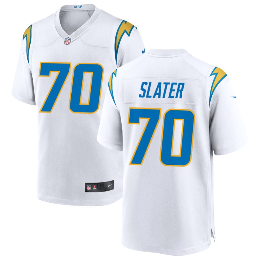 Rashawn Slater Los Angeles Chargers 2025 Game Jersey - White