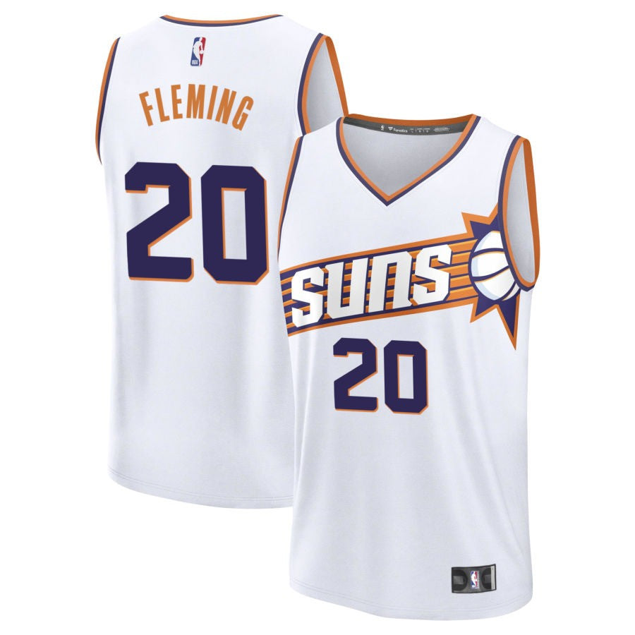 Rasheer Fleming Phoenix Suns 2025 Association Edition Fast Break Jersey - White