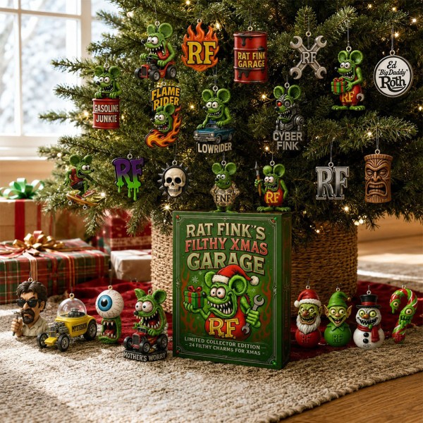 Rat Fink's Filthy Xmas Advent Calendar 2026 Rat Fink Merch Christmas Gifts Ideas - Image 2