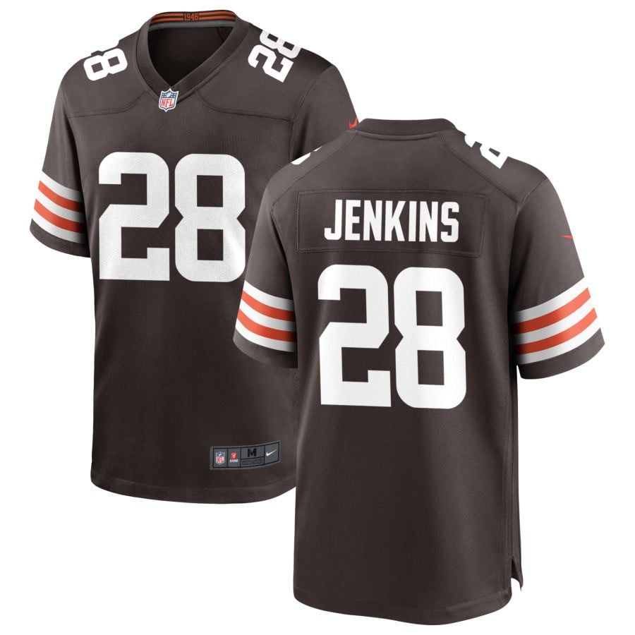 Rayshawn Jenkins Cleveland Browns 2025 Game Jersey - Brown
