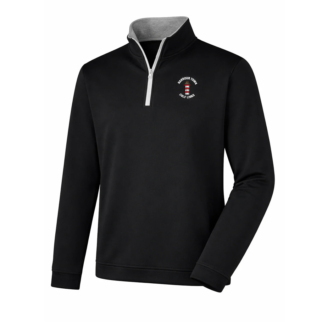 RBC Heritage Merch 2026 Peter Millar Black Quarter Zip Shirt Harbour Town Golf Links Golfer Gifts