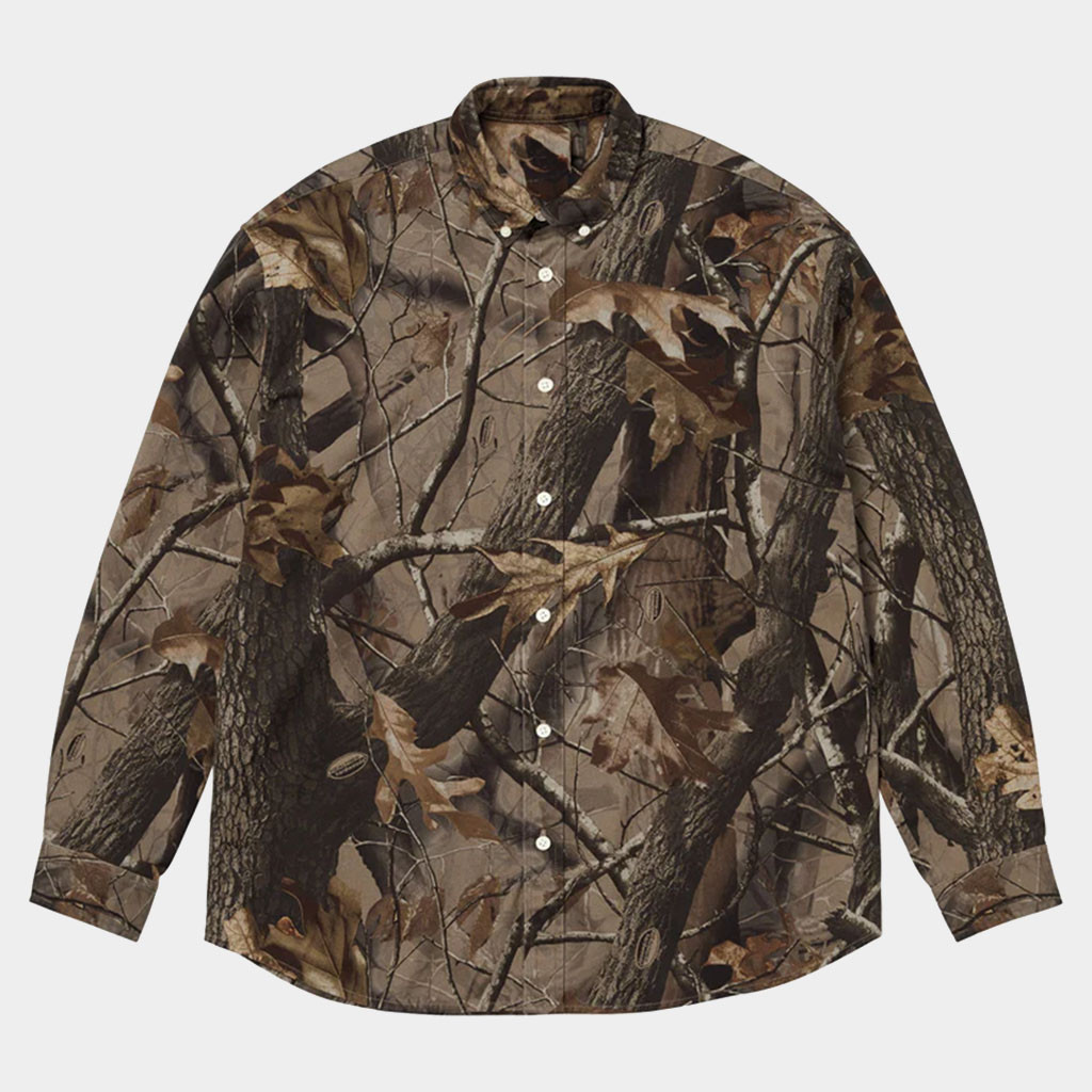 Realtree Hardwood Camo Long Sleeve Button UP Shirt Unique Father's Day Gifts 2026