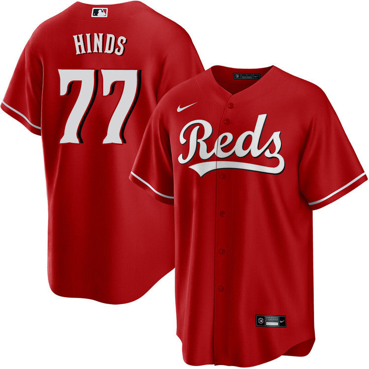 Rece Hinds Cincinnati Reds 2025 Alternate Jersey - Red