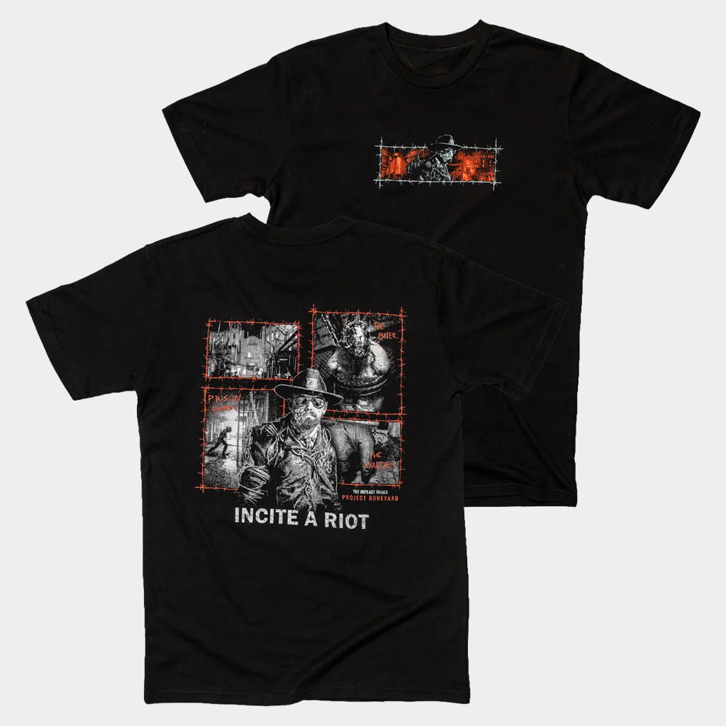Red Barrels Merch 2026 Incite A Riot T-Shirt Black Birthday Gifts For Boyfriend