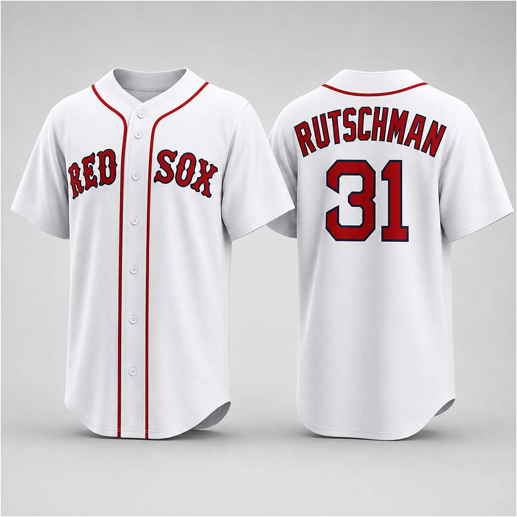 Red Sox #31 Adley Rutschman Jersey Boston Red Sox Merch Gifts For Baseball Lovers