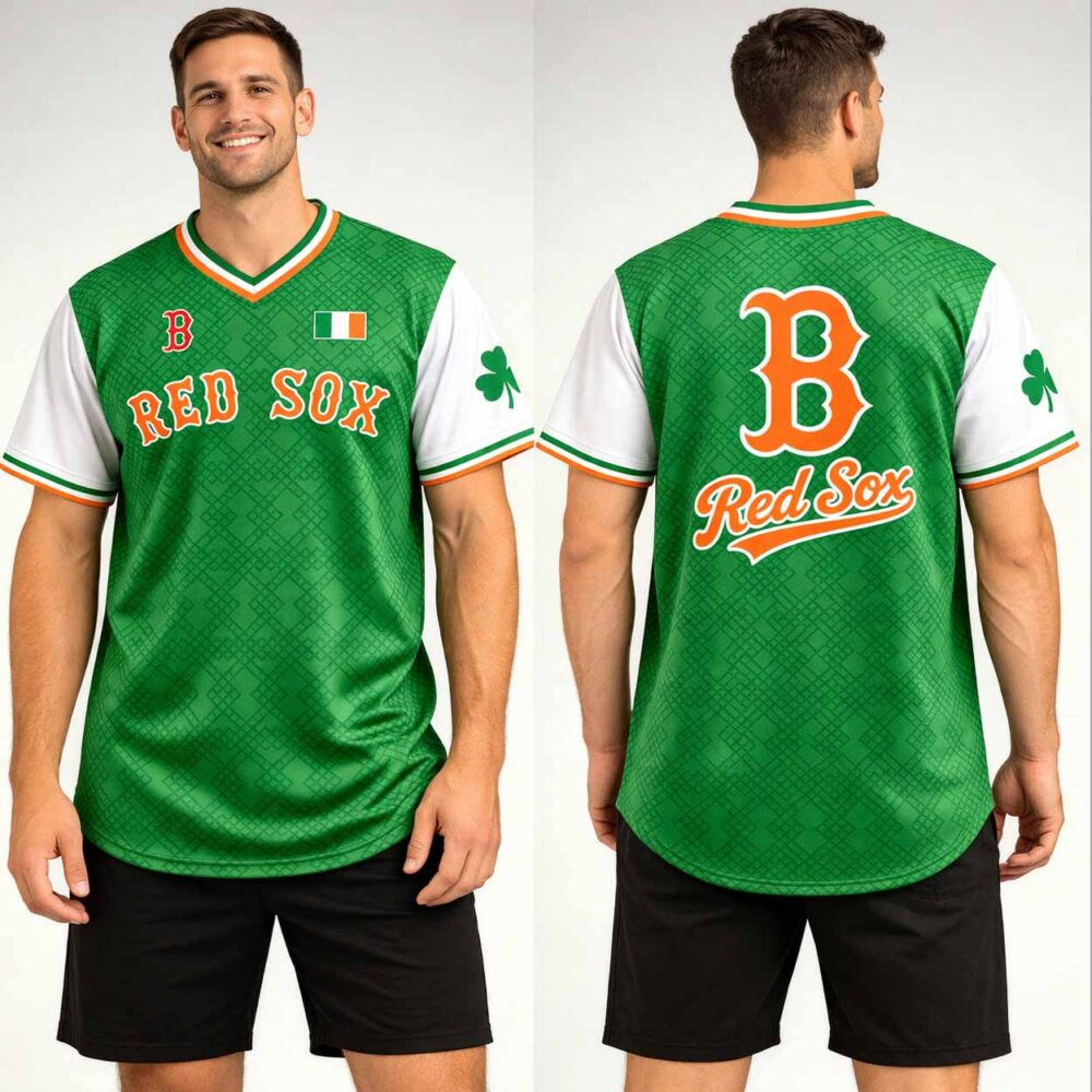 Red Sox Irish Celebration Jersey 2026 Giveaway Boston Red Sox Merch Gifts For Fans