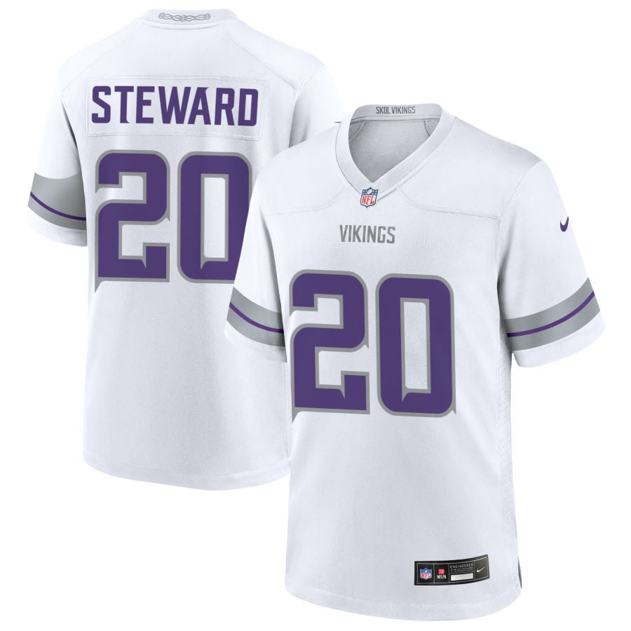 Reddy Steward Minnesota Vikings 2025 Alternate Game Jersey - White