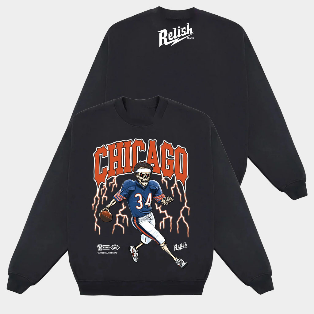 Relish Brand Merch 2025 Chicago Legacy Football Sweatshirt Gifts For Football Fan