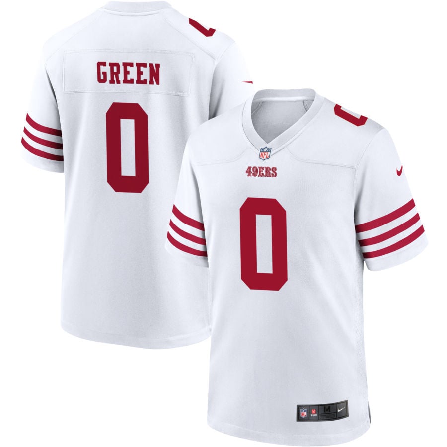 Renardo Green San Francisco 49ers 2025 Game Player Jersey - White