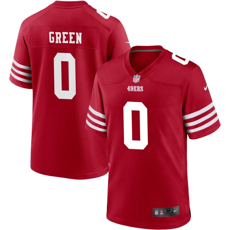 Renardo Green San Francisco 49ers 2025 Jersey - Scarlet