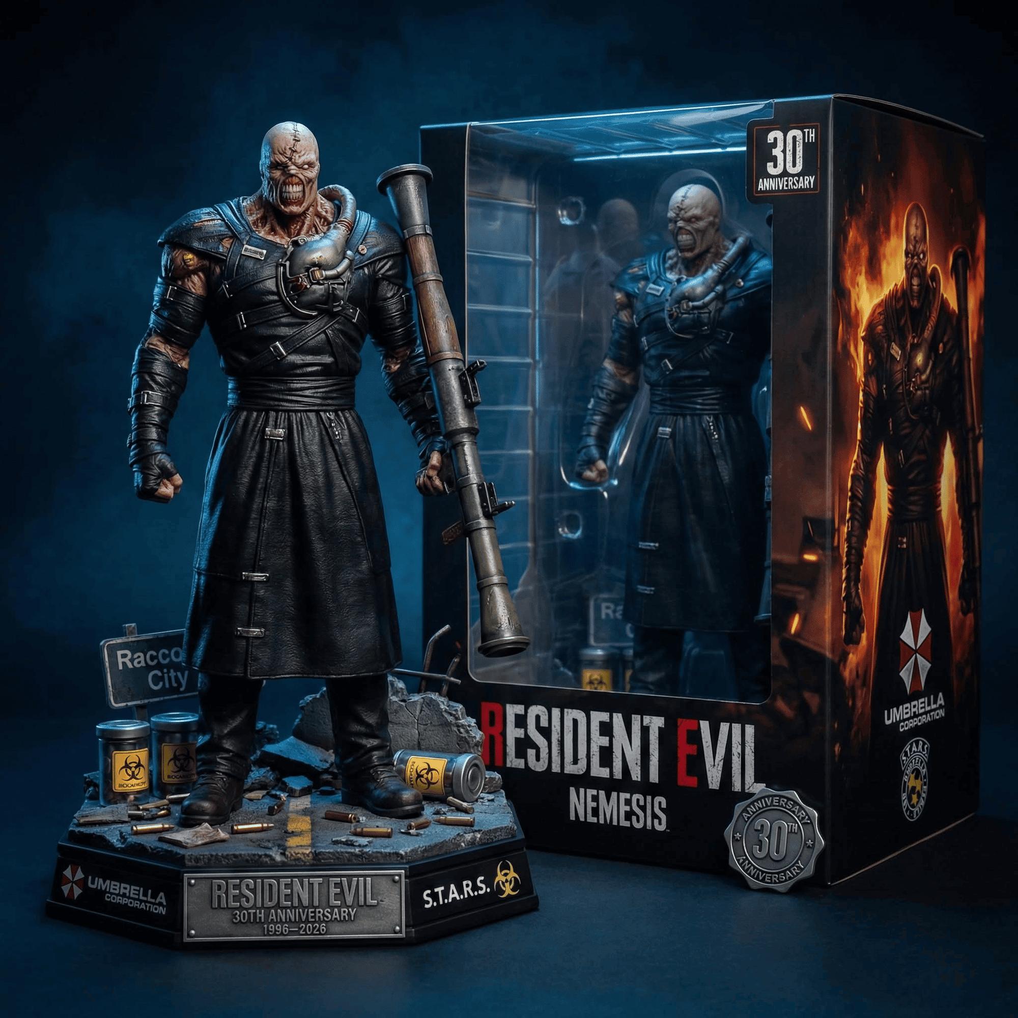 Resident Evil 30th Anniversary 1996 2026 Acrylic Plaque Nemesi Plaque Resident Evil Merch