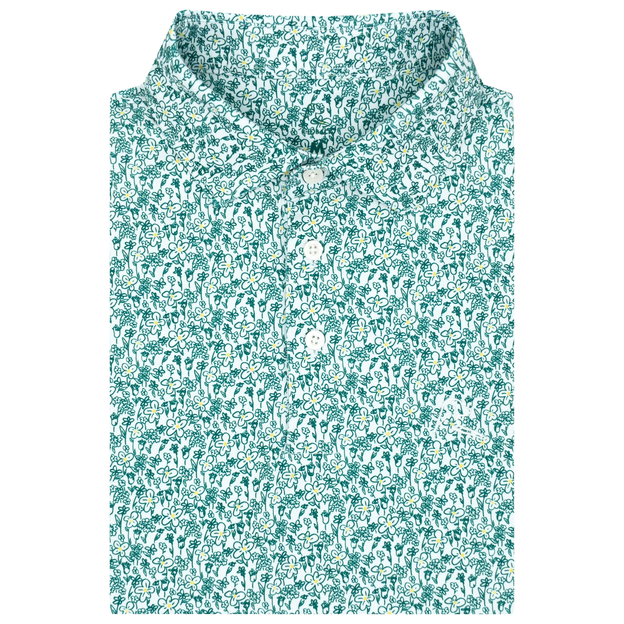 Rhoback Azalea Polo Shirt 2026 Masters Merch The Matisse Meadow Golf Shirt Gifts For Golf Dad