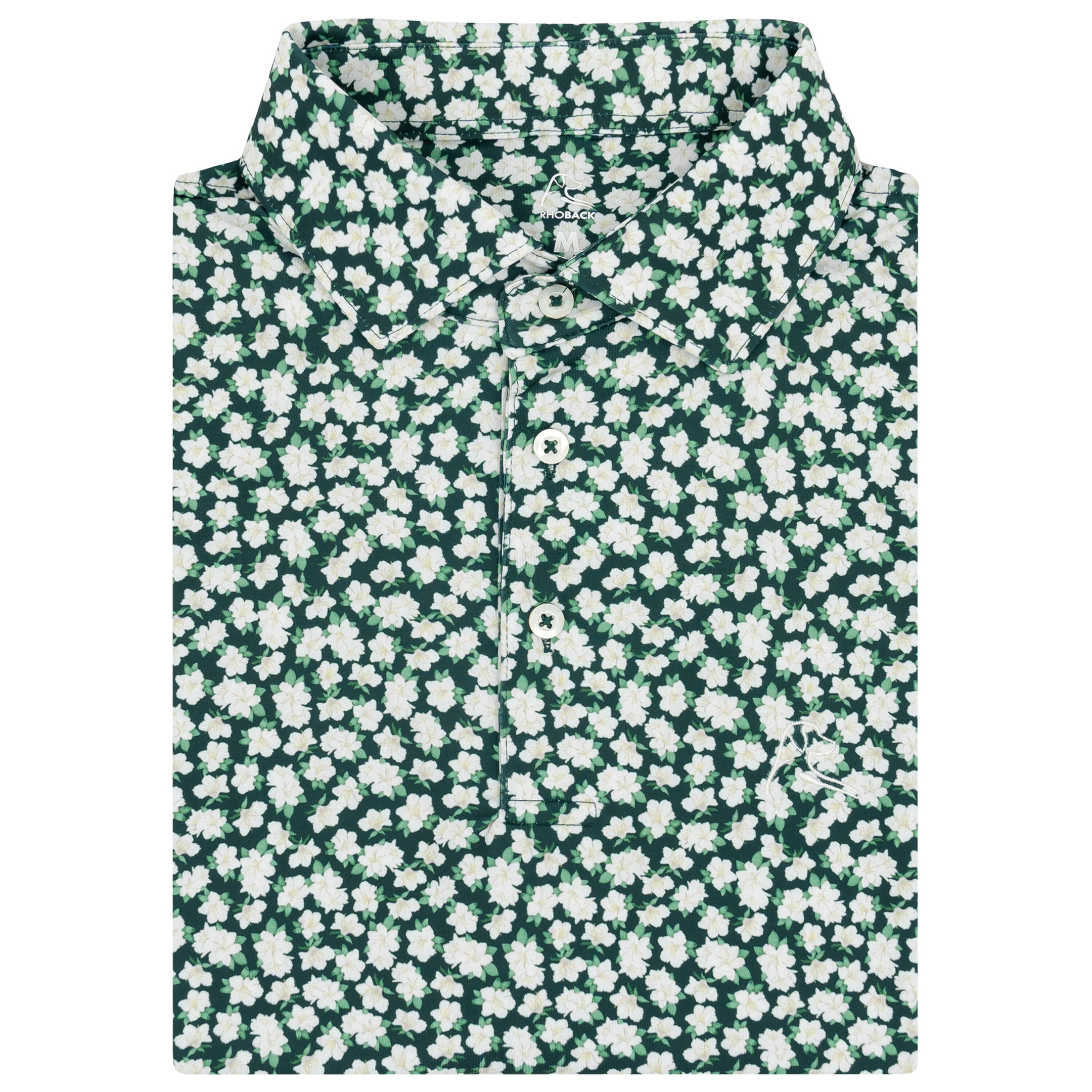 Rhoback Azalea Polo Shirt 2026 Masters Merch The White Azalea Golf Shirt Father's Day Gifts