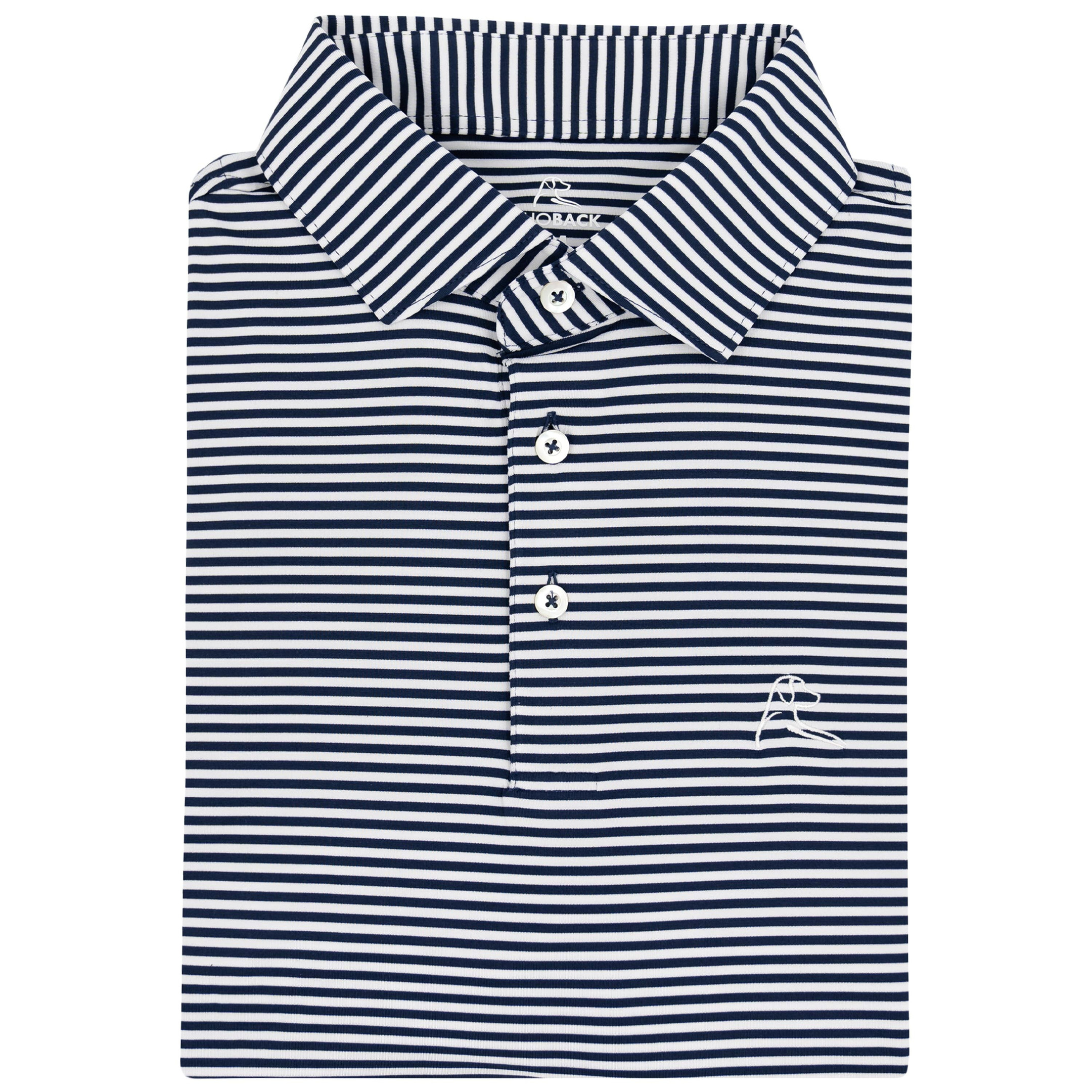 Rhoback Azalea Polo Shirt 2026 Masters Merchandise The Birdie Stripe Golf Shirt Dad Gifts