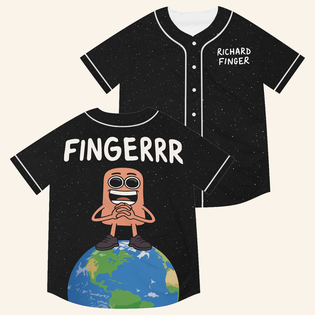 Richard Finger Merch Richard Finger Baseball Jersey Christmas Gift Ideas For Fans